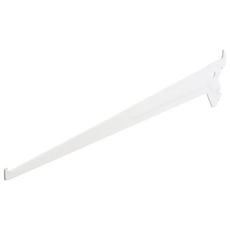 F-systeem plankendrager enkel RAL9003 wit 40cm